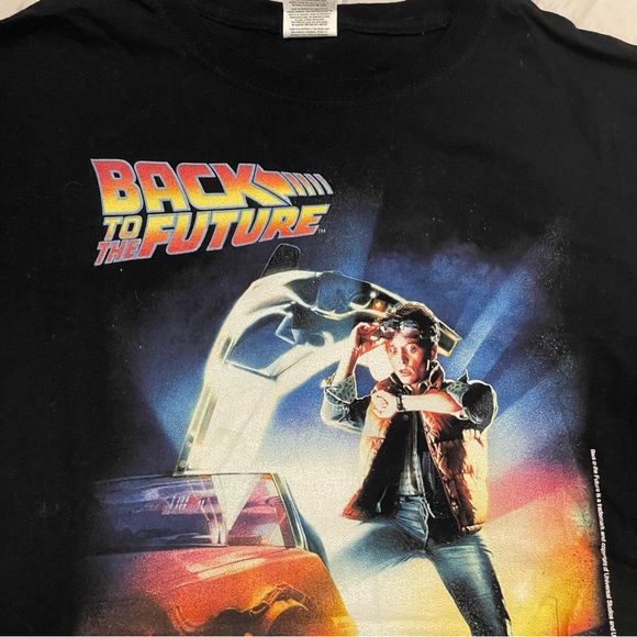 BACK TO THE FUTURE MENS SHIRT - Picture 2 of 5